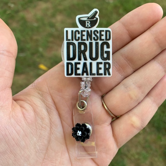 Accessories - Pharmacy Tech - Licensed Drug Dealer Badge Holder Accessories - Pharmacy Tech - Licensed Drug Dealer Badge Holder